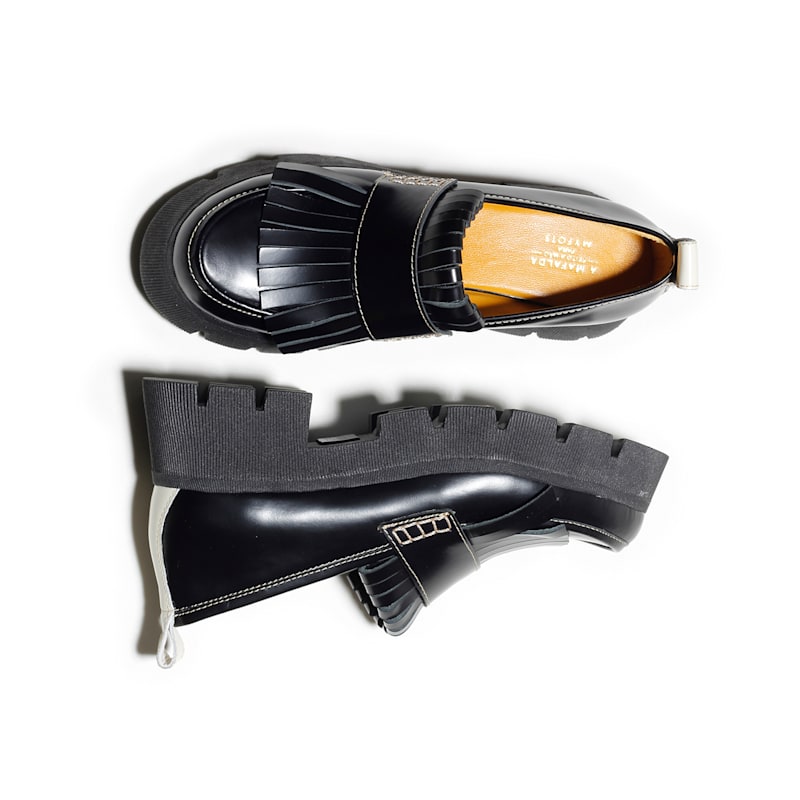 Thumbnail of Joanna Black Chunky Loafer image