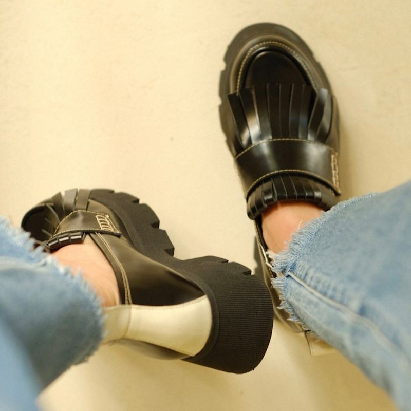 Thumbnail of Joanna Black Chunky Loafer image