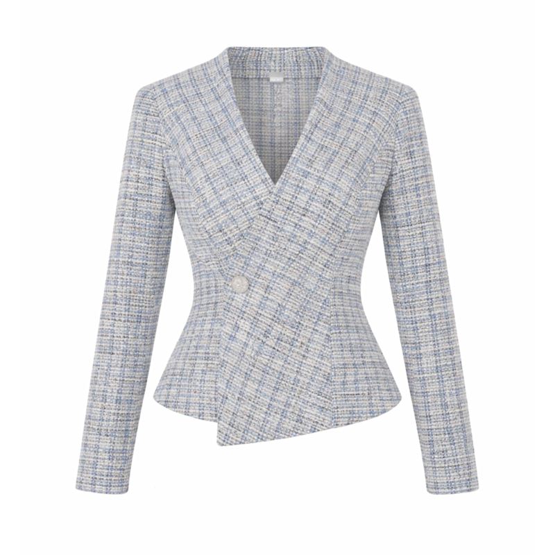 Thumbnail of Judith Jacket In Blue Tweed image