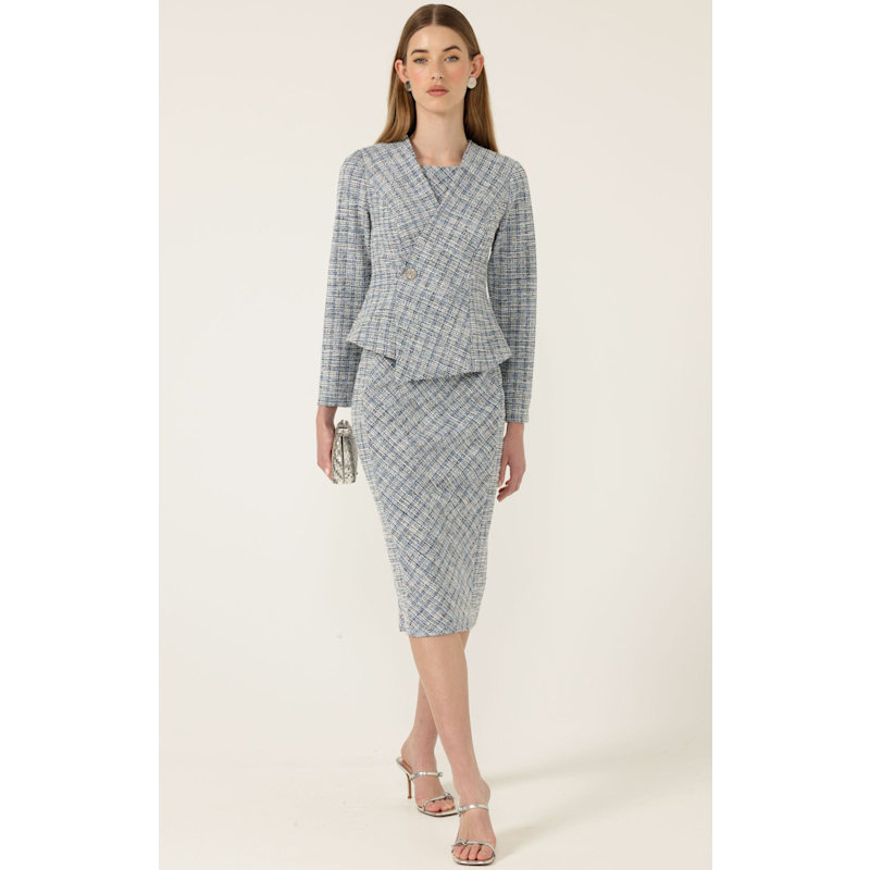Thumbnail of Judith Jacket In Blue Tweed image