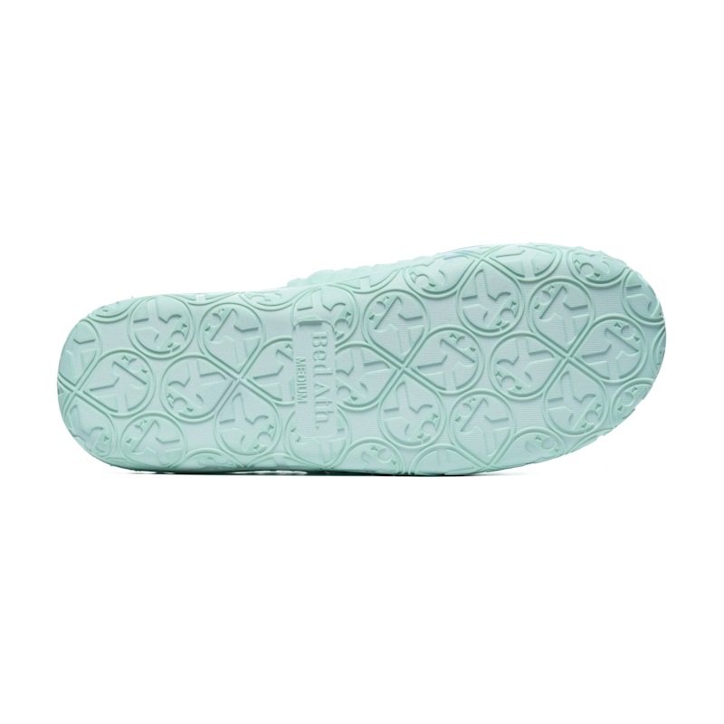 Thumbnail of Judy - Jumbo Cord Slipper Slider - Seafoam/Turquoise image