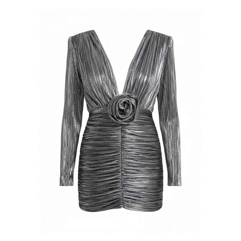 Thumbnail of Julia Red Drapped Dress image