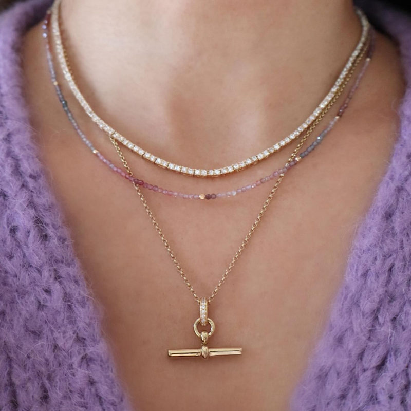 Juliette T Bar Necklace | Hye Jane Jewelry | Wolf & Badger