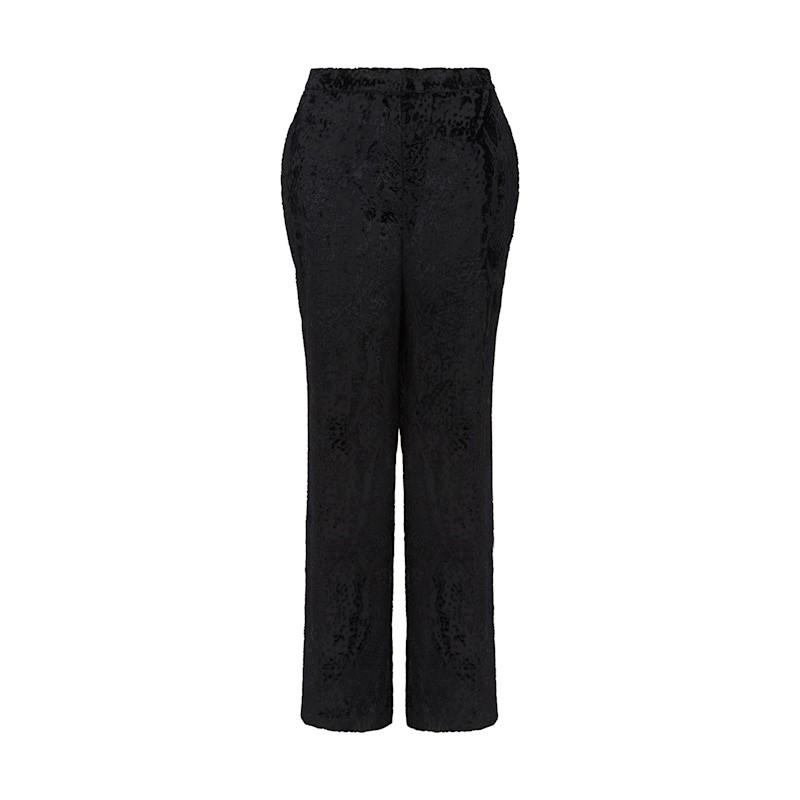 Thumbnail of Juniper Black Snake Velvet Trouser image