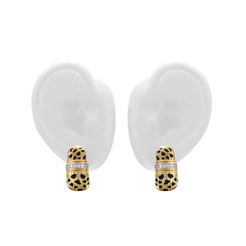Thumbnail of Just Do You Leopard Gold Earrings image