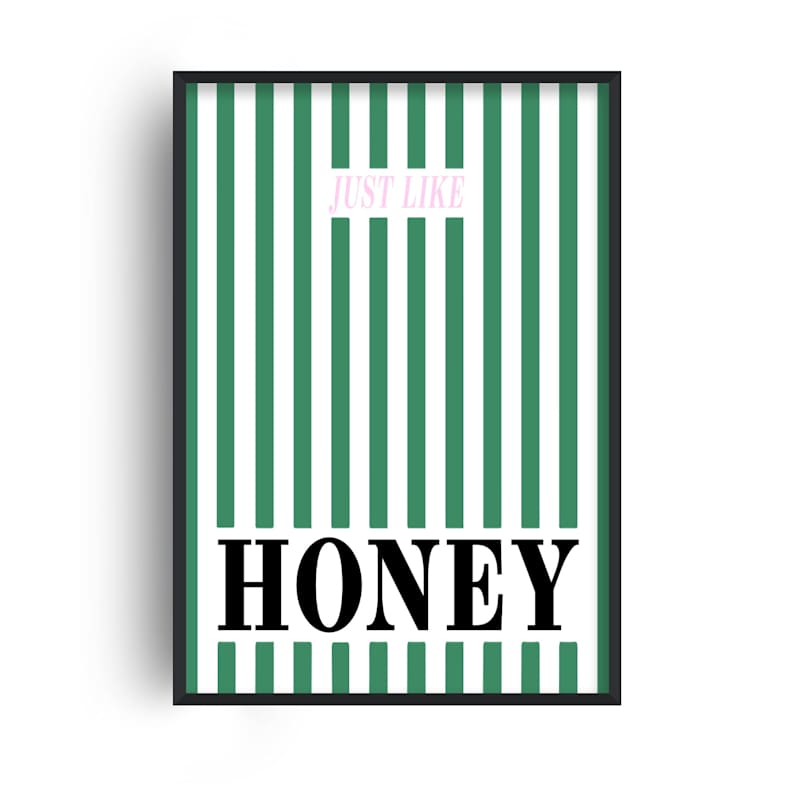 Thumbnail of Just Like Honey Retro Music Giclée Art Print image