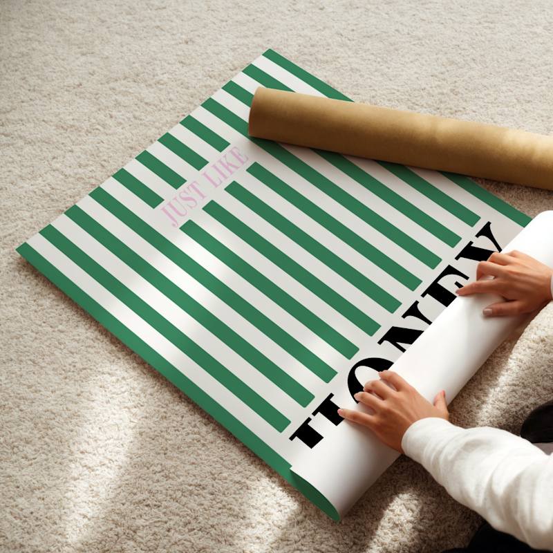 Thumbnail of Just Like Honey Retro Music Giclée Art Print image