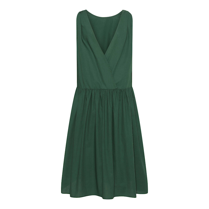 Thumbnail of The Grobund Vilma Dress - The Reversible One In Dark Green image