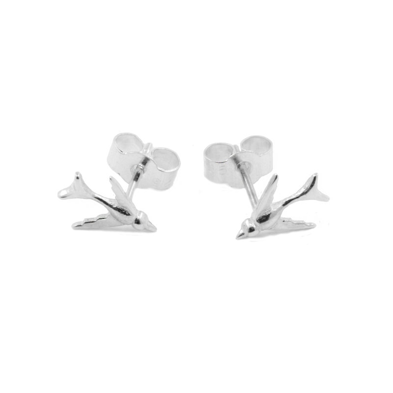 Thumbnail of Swallow Earrings Silver image