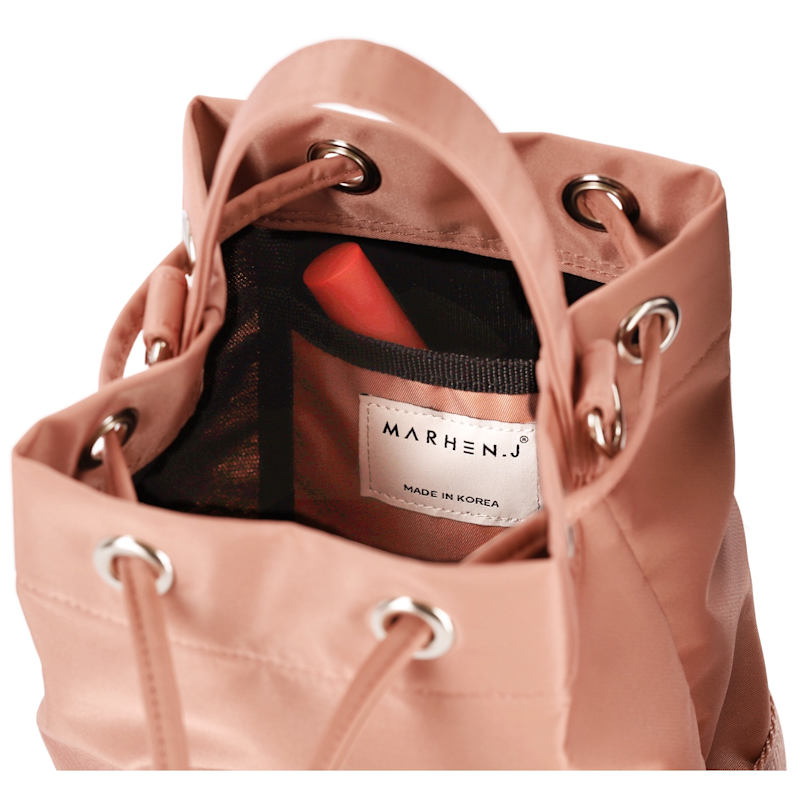 Thumbnail of Recycled Nylon Bucket Bag - Lexy - Indi Pink image