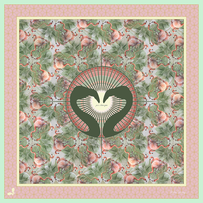 Thumbnail of Palm Springs Silk Scarf image