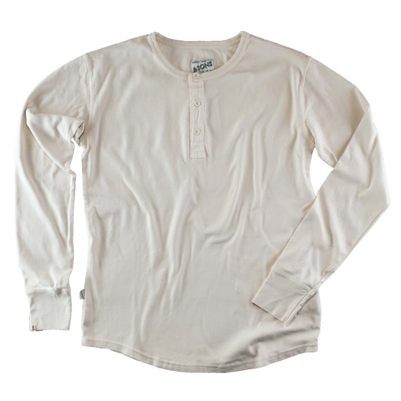 Thumbnail of &Sons The New Elder Henley Shirt Raw image