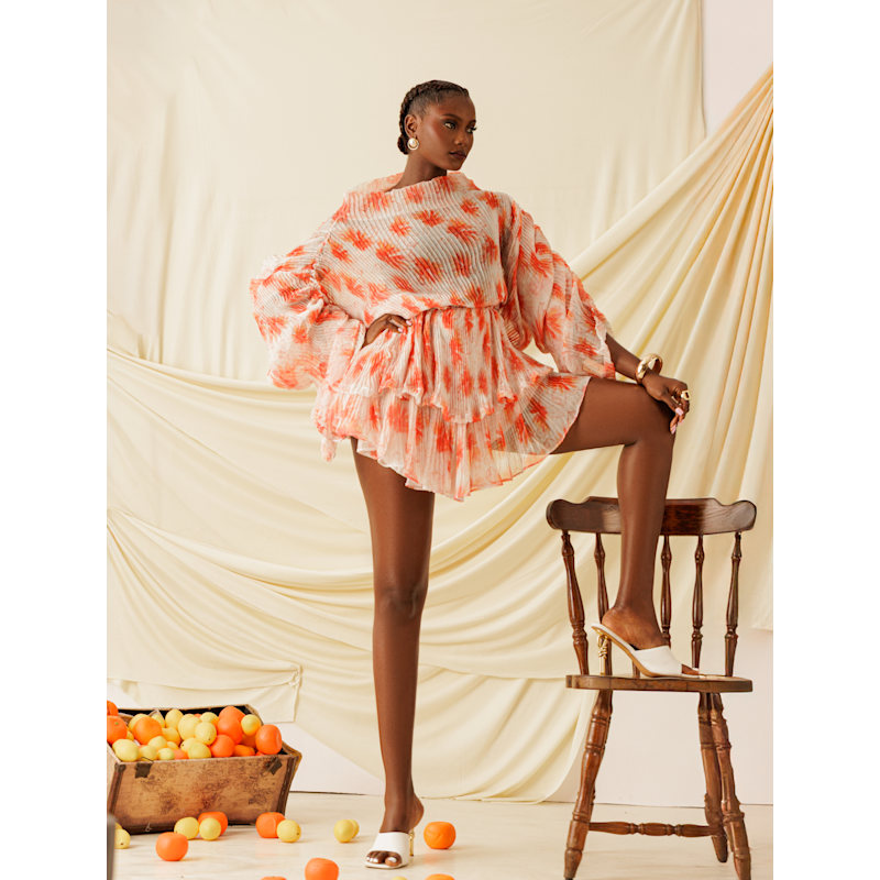 Thumbnail of Kahe Shorts Set - Orange image