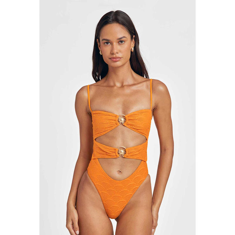 Thumbnail of Kaia Cut-Out One Piece / Mango image
