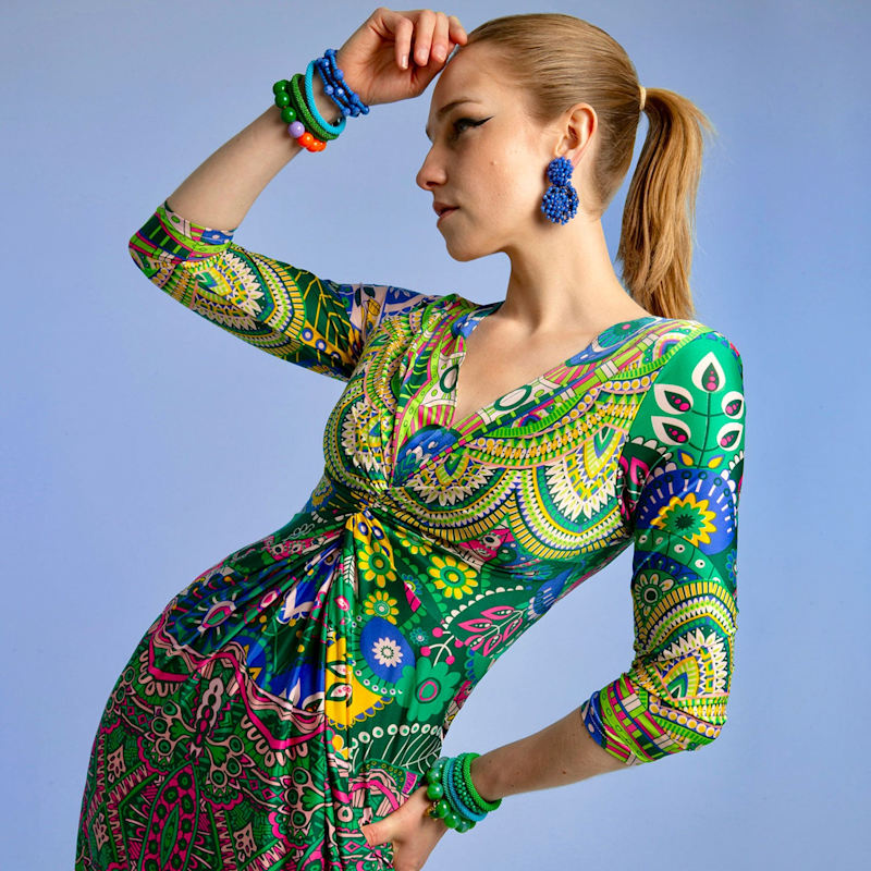 kaleidoscope ladies dresses Lola Maxi Dress by Beatrice von Tresckow Floral print