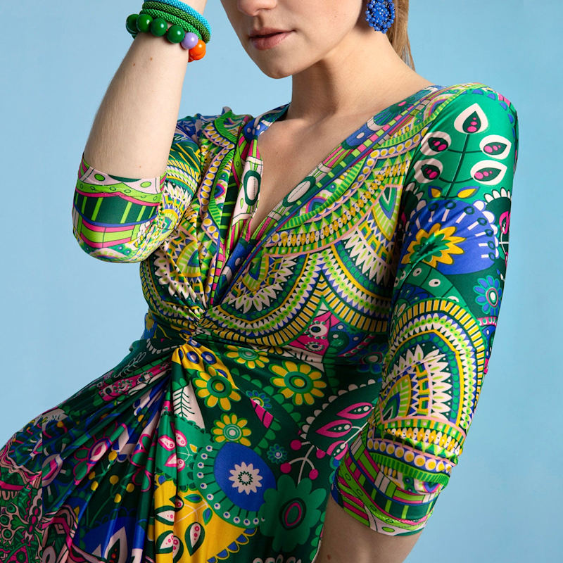 Kaleidoscope Lola Maxi Dress | Beatrice von Tresckow | Wolf & Badger