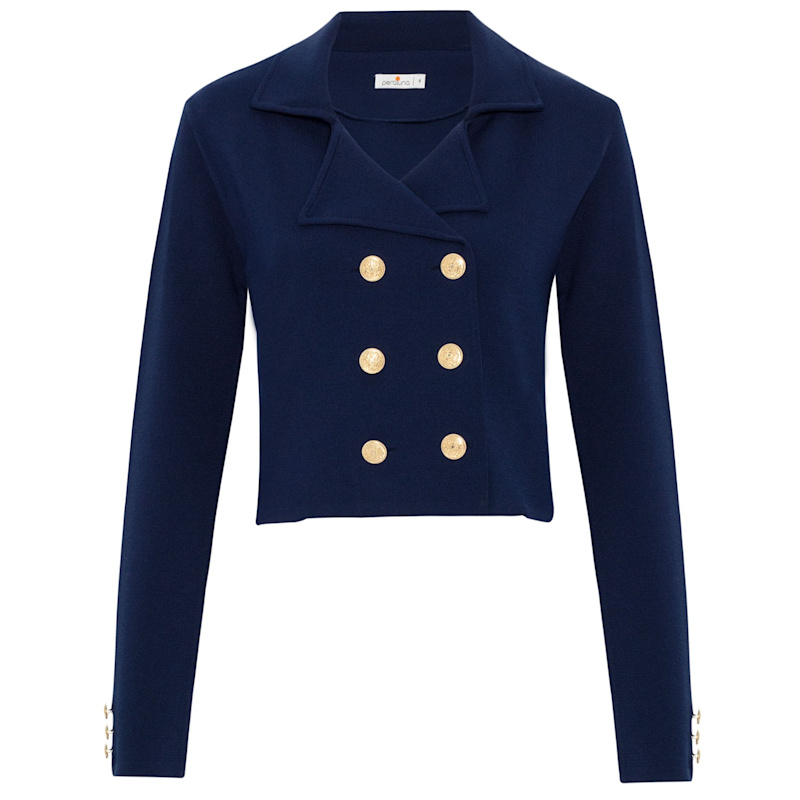 Cropped Blazer Navy Blue Blazer For Womens Forever 21 Women's Navy