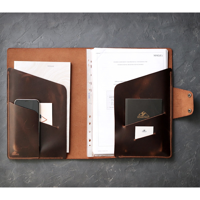 Thumbnail of Hemingway A4 Padfolio - Document Organiser - Brown image