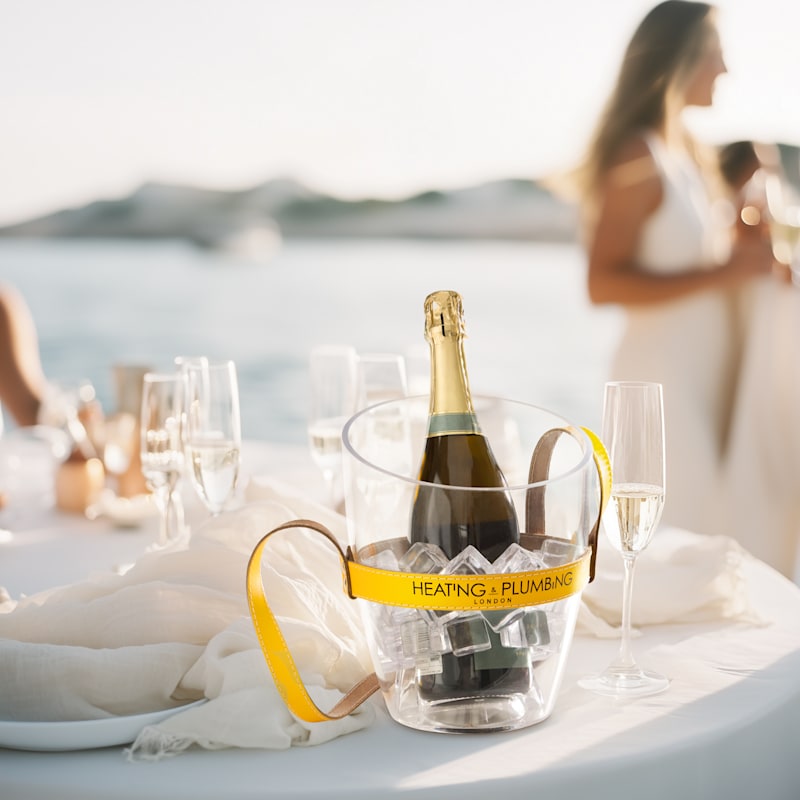 Thumbnail of "Keep Your Cool" Champagne Bucket - Yellow image