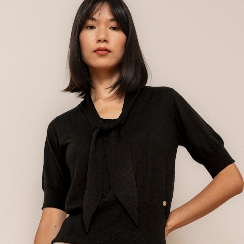 Thumbnail of Kelly Thin Silk And Cashmere Sweater image