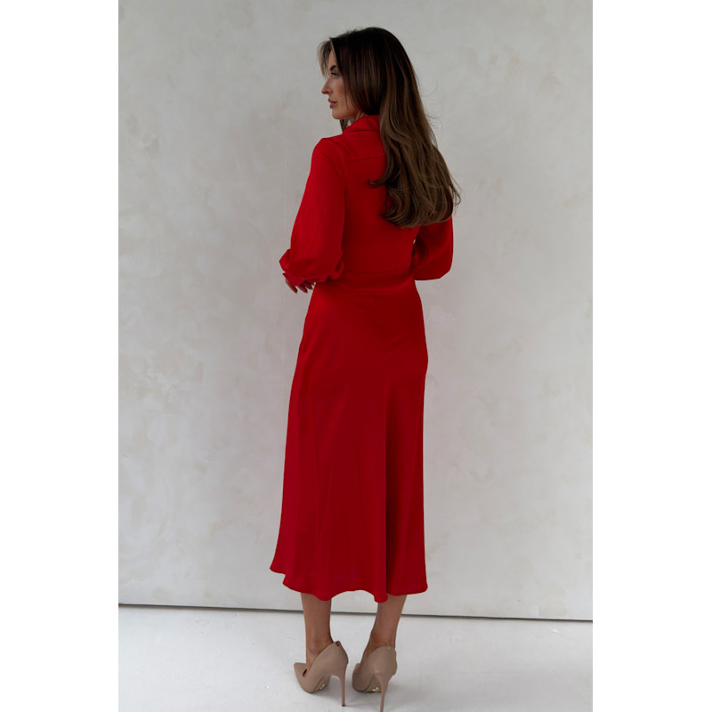 Thumbnail of Kelly Wrap Over Maxi Dress Red image