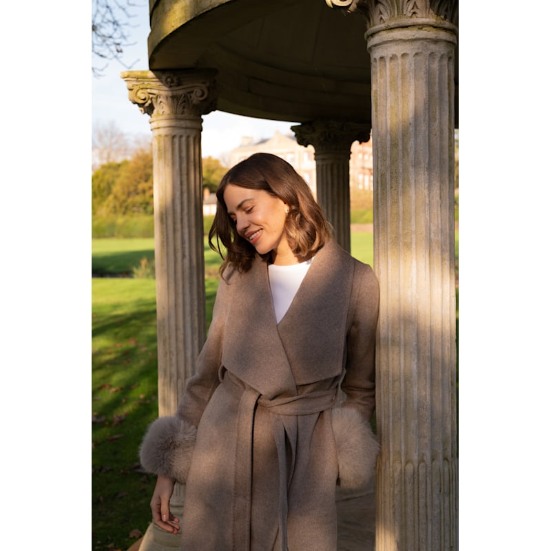 Thumbnail of Kensington Cashmere Coat Fawn image