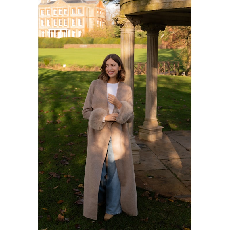 Thumbnail of Kensington Cashmere Coat Fawn image