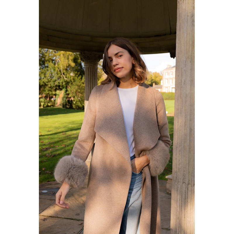 Thumbnail of Kensington Cashmere Coat Fawn image