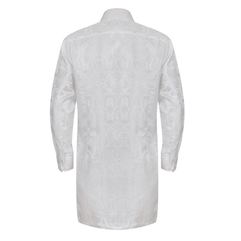 Thumbnail of Kensington Floral Jacquard Tunic Shirt - White image