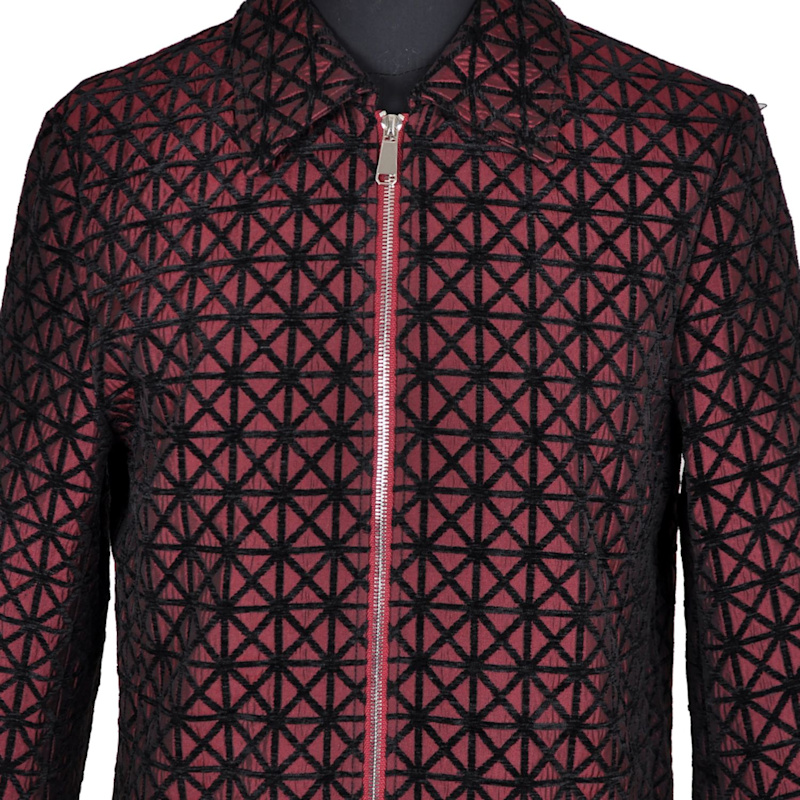 Thumbnail of Kensington Luxury Velvet Jacquard Aviator Set - Wine image
