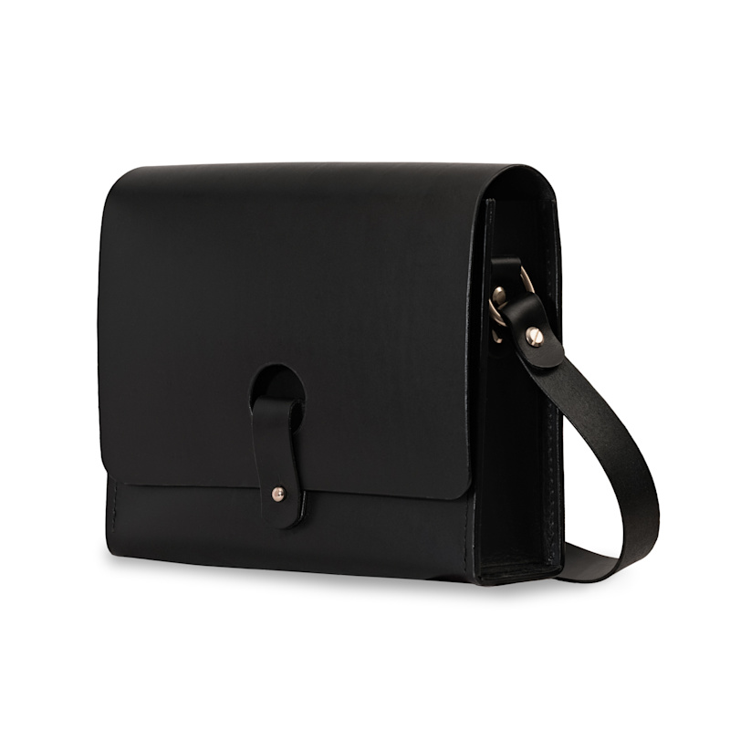 Keyhole Crossbody Bag - Black | Designs by Elle | Wolf & Badger