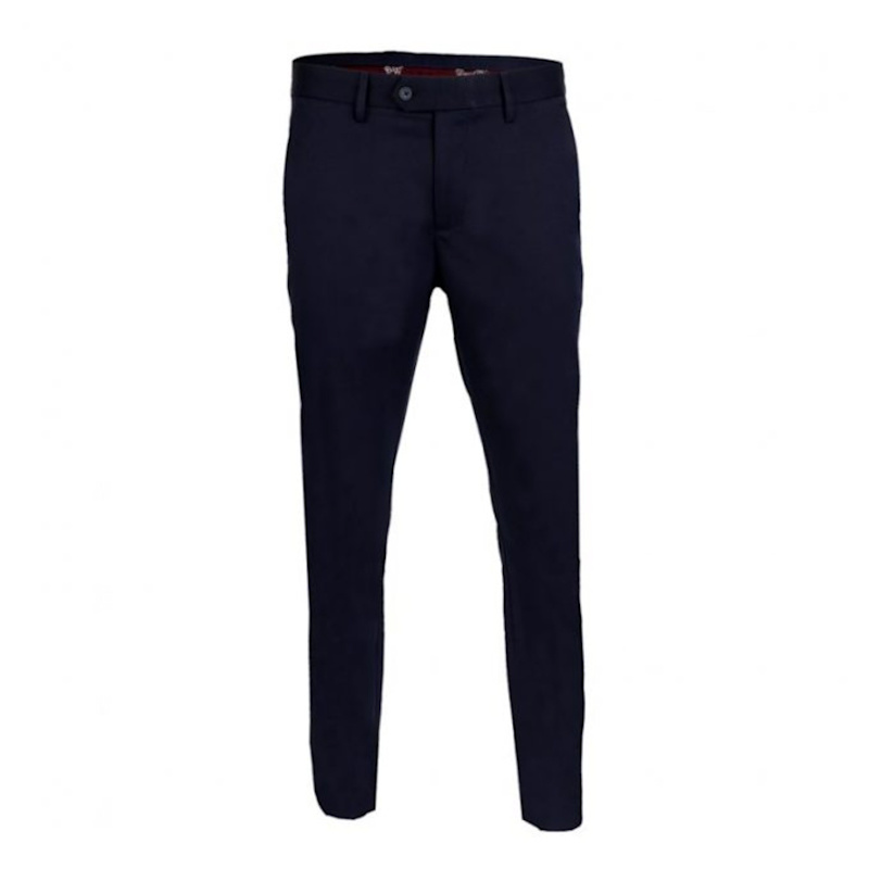 Thumbnail of Aldo Plain Smart Trousers With Belt Loops – Navy image