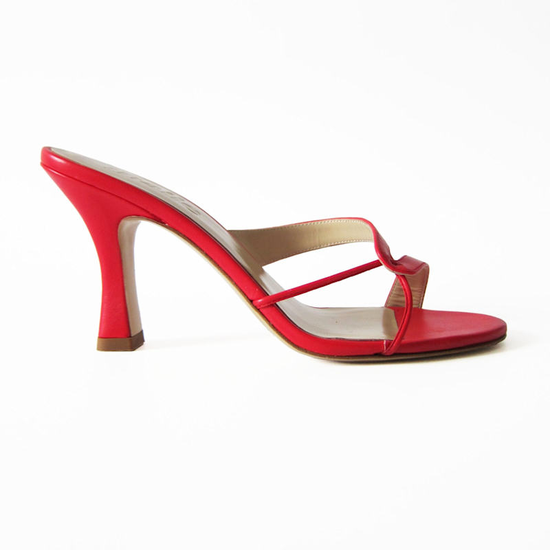 Thumbnail of Kitty Sandal Heel In Red image