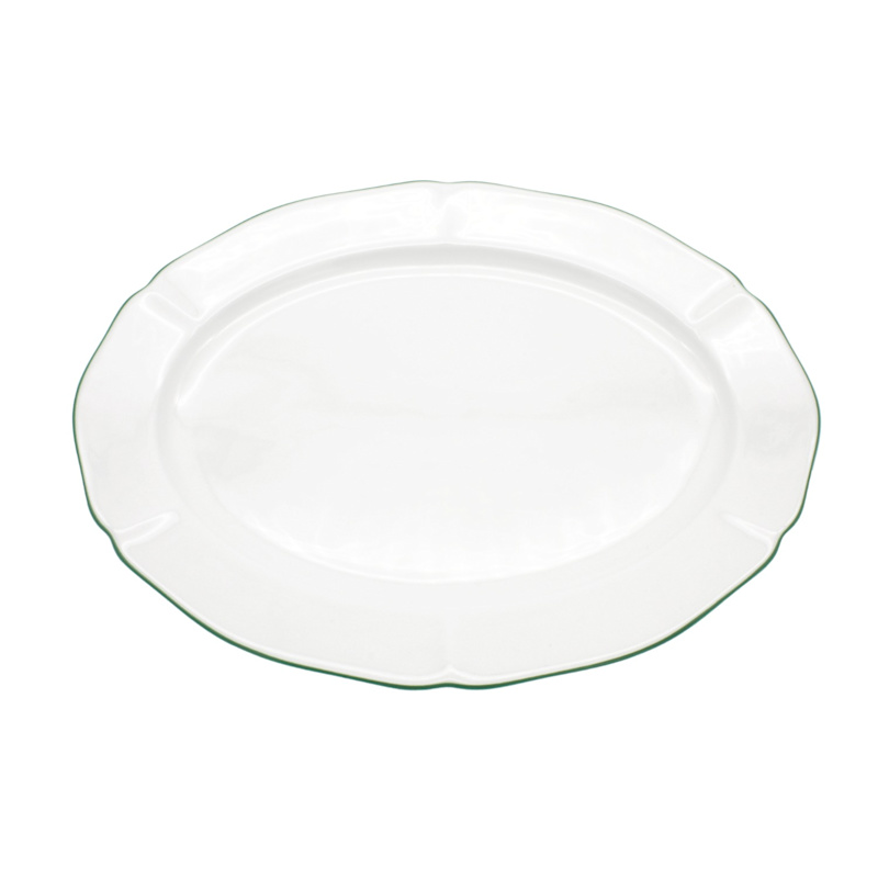 Thumbnail of Amelie - Forest Green - 14 In. Oval Platter image