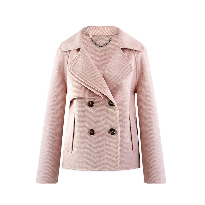 I'm Yours Wool Blend Peacoat Blush Belle Bloom Wolf Badger