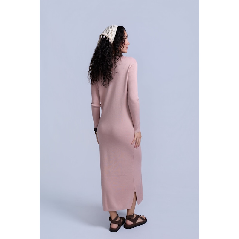 Thumbnail of Knitted Maxi Dress - Pink image