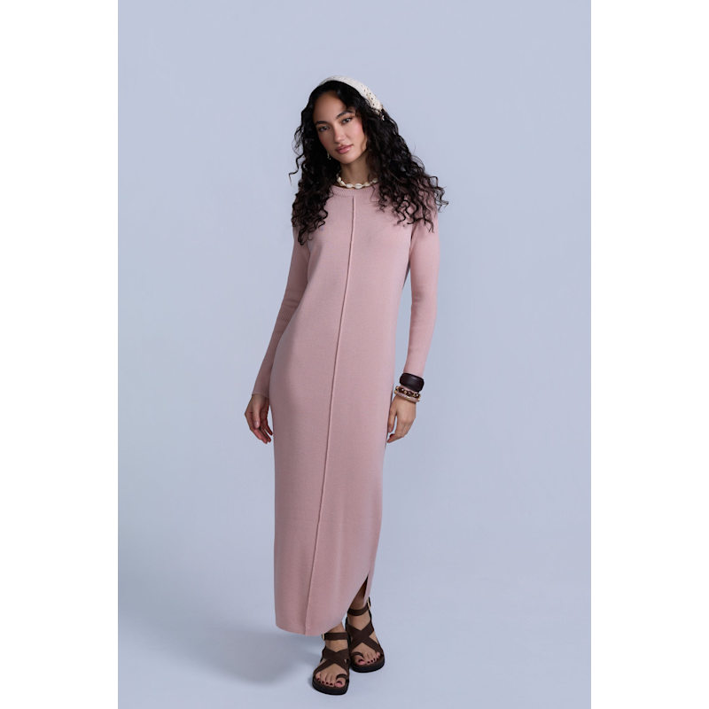 Thumbnail of Knitted Maxi Dress - Pink image