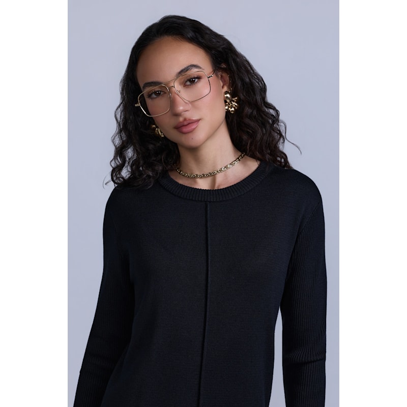 Thumbnail of Knitted Maxi Dress - Black image