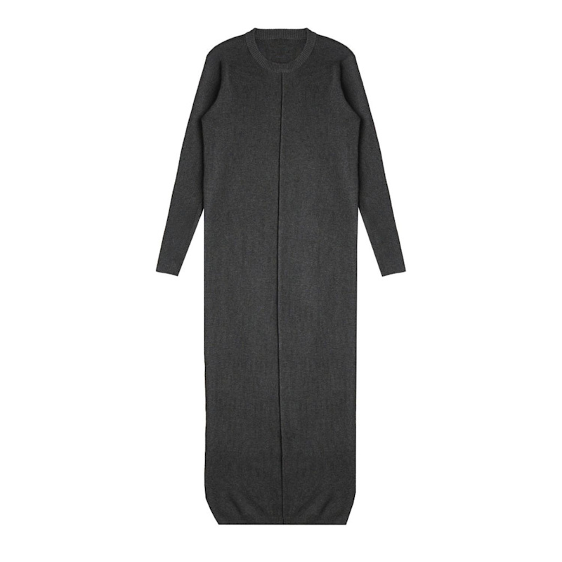 grey knit maxi dress Jluxlabel Women's Hartley Knit Maxi Dress main image 1