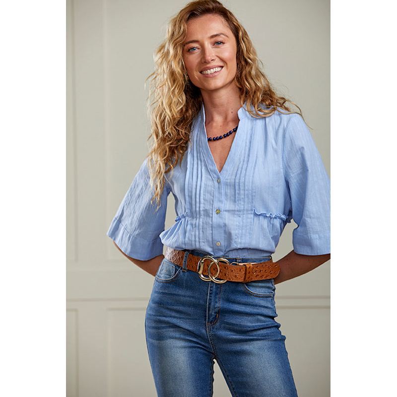 Thumbnail of Cornflower Blue Cotton Top image