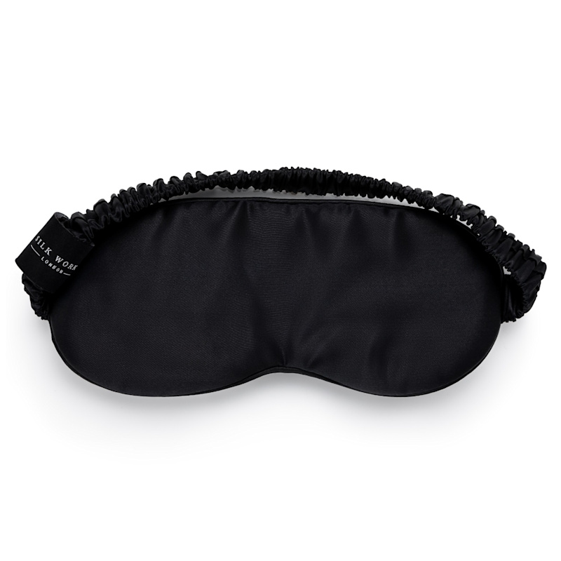 Thumbnail of Black Mulberry Silk Eye Mask image