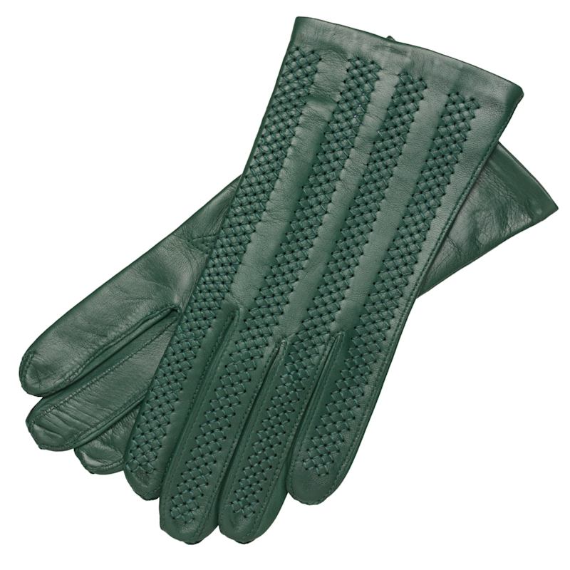 Thumbnail of Vernazza - Leather Gloves For Woman In Green image