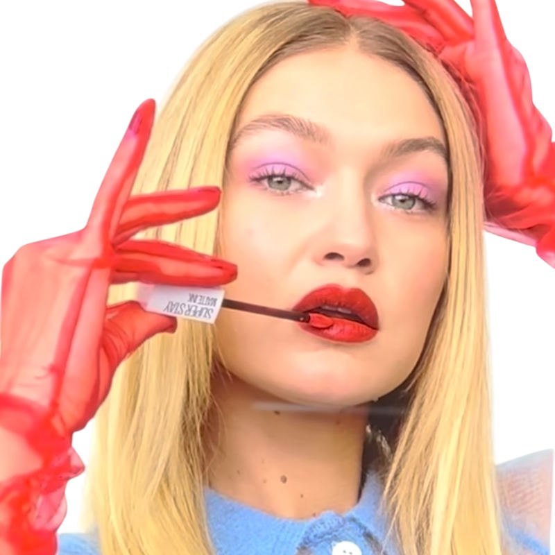 Thumbnail of Kylie Tulle Glove - Red image