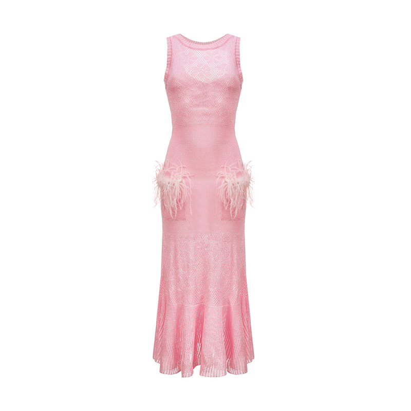 open lace back dress Pink Rose Girl Reese Twirl – london bridges clothing