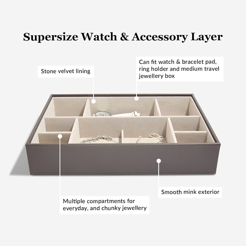 Thumbnail of Stackers Mink Supersize Jewelry Box image