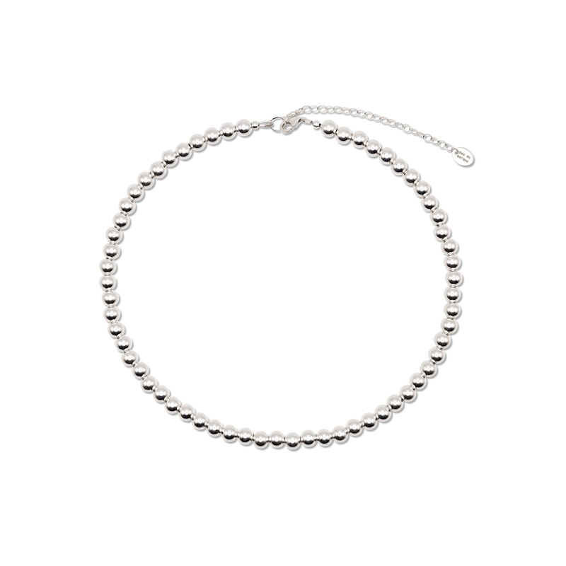 Thumbnail of Sterling Silver Beaded Choker La Chenille Petite image