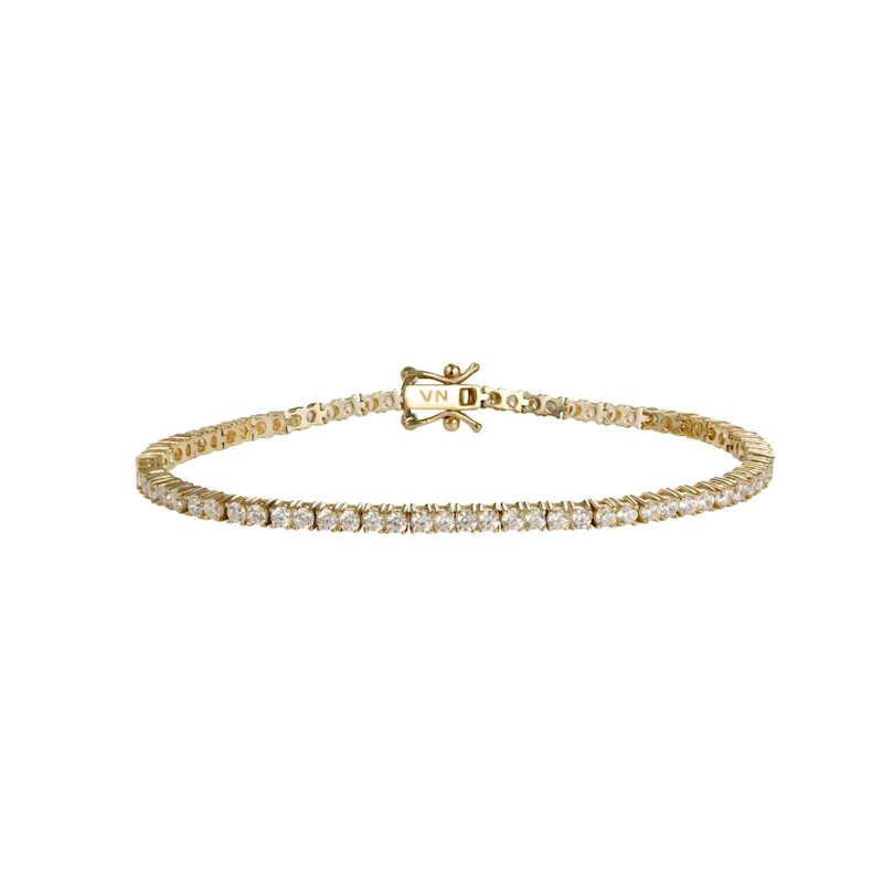 Thumbnail of Lab-Grown Diamond Round Tennis Bracelet image