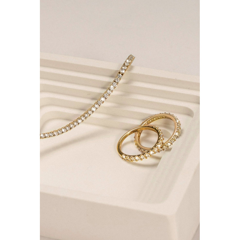 Thumbnail of Lab-Grown Diamond Round Tennis Bracelet image