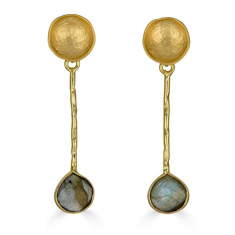 Thumbnail of Labradorite Bar Earrings image
