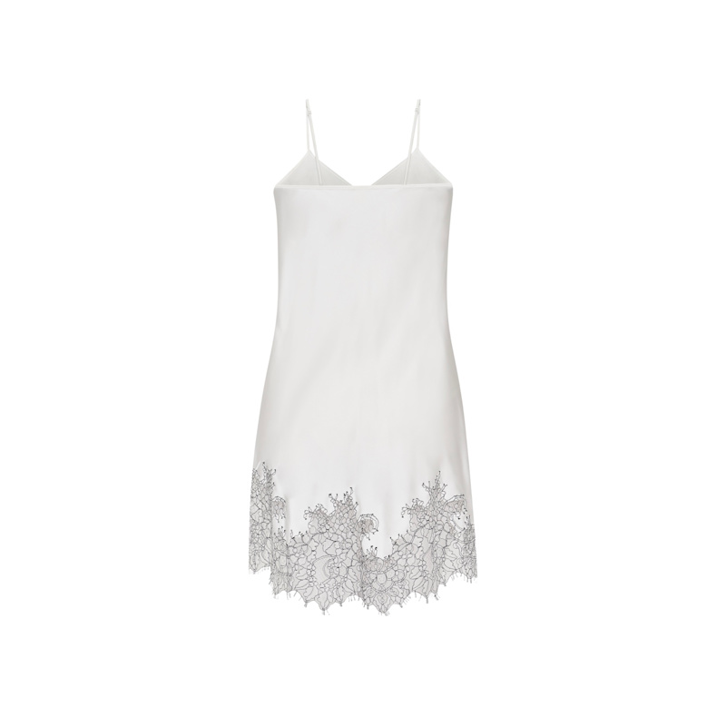 Thumbnail of Lace Detailed Mini Dress - White image
